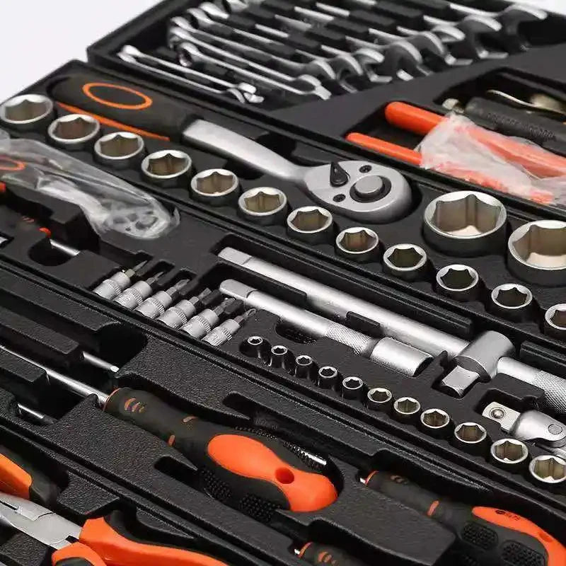 KTM-394963 Universal Ratchet Socket Wrench Set - 85-Piece Hand Tool Kit