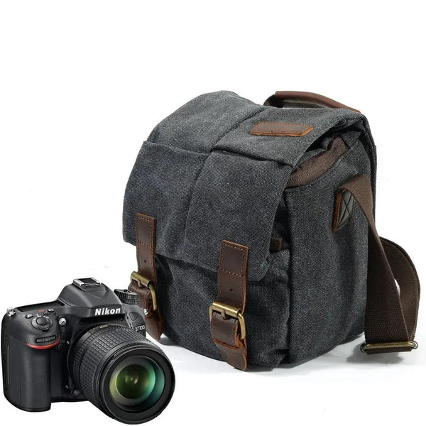 KTM-397203 Waterproof Retro Crossbody Bag for Micro SLR Photography - Ideal for Men and Women