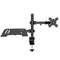 KTM-405907 Adjustable 32-Inch Monitor Mount with Laptop Stand for 13-27 Inch LCD Screens