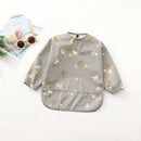 KTM-428691 Long Sleeve Waterproof Baby Eating Bib OEKO Tex 100 Standard