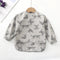KTM-428691 Long Sleeve Waterproof Baby Eating Bib OEKO Tex 100 Standard