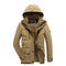 KTM-429779 Men's Jacket Sets Mens Winter Jacket CoatThickened Waterproof Canvas Coat Zipper Closure Windproof Clothing Men's Coats