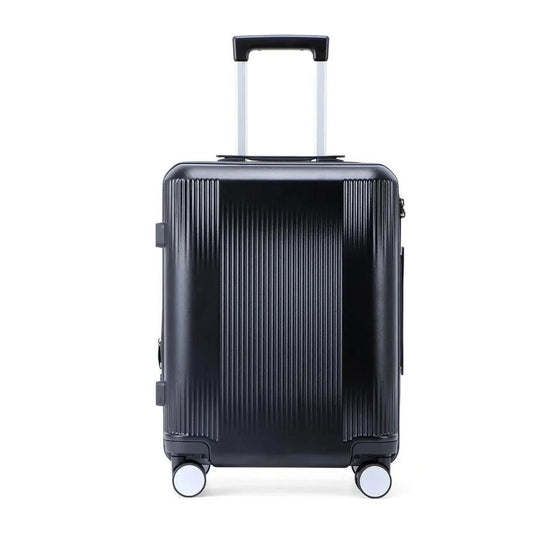 KTM-448915 Customisable Large Trolley Suitcase with Spinner Wheels, Durable ABS and PC Construction, Travel Luggage for Men