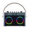 KTM-458771 Portable 60W Wireless Bluetooth RGB Light Speaker with 8000mAh Battery for Outdoor and Home Use