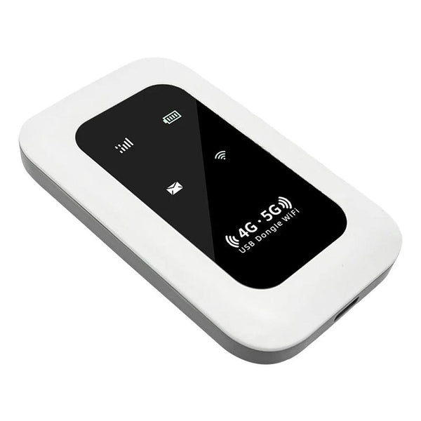 KTM-466387 Portable 4G LTE Wireless Router with 2100mAh Battery and SIM Card Slot, 150Mbps Speed, USB Type-C Connection