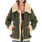 KTM-471443 Women's Winter One-Piece Coat With Thick Fur Faux Fur Blazer Style Clothing Vest Windbreaker Jacket Coat blazer