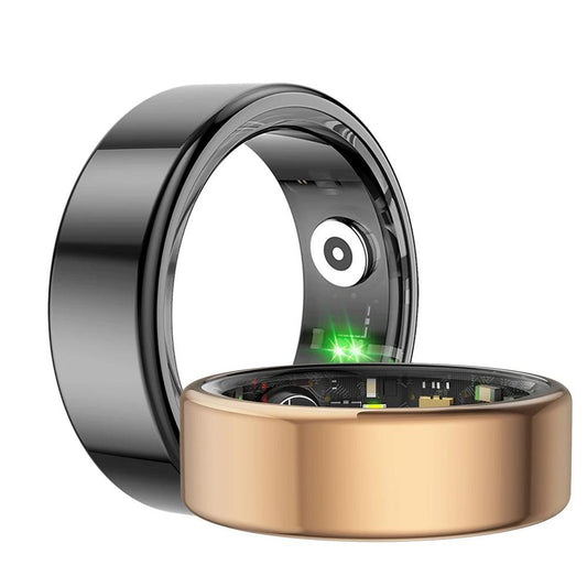 KTM-483347 IP68 Waterproof Smart Ring with Blood Oxygen and Sleep Monitoring - Classic Design for Couples