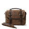 KTM-484115 Waterproof Oil Wax Canvas Retro Camera Crossbody Bag