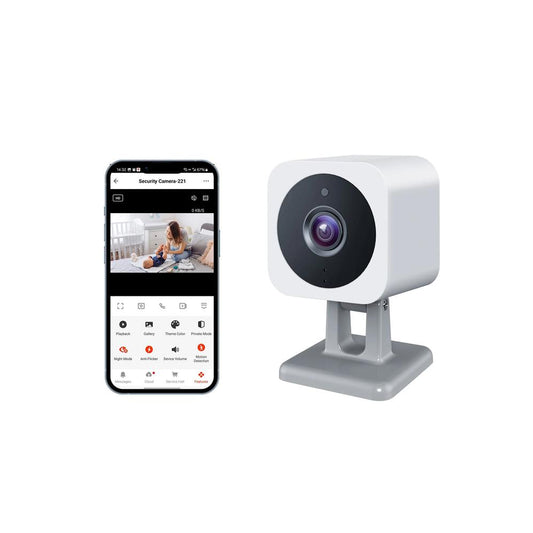 KTM-485075 Indoor 2MP Network Camera with Night Vision and Two-Way Audio for Smart Home Security