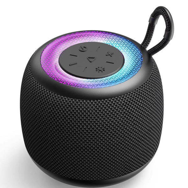 KTM-495955 Portable Bluetooth Speaker with RGB Lighting, Hi-Fi Sound, IPX6 Waterproof, Lightweight Design