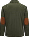 KTM-505619 Customized Men's XL Corduroy Pullover Sweater Warm Casual Winter Jacket With Stand-Up Collar Zipper Design Solid Color Print