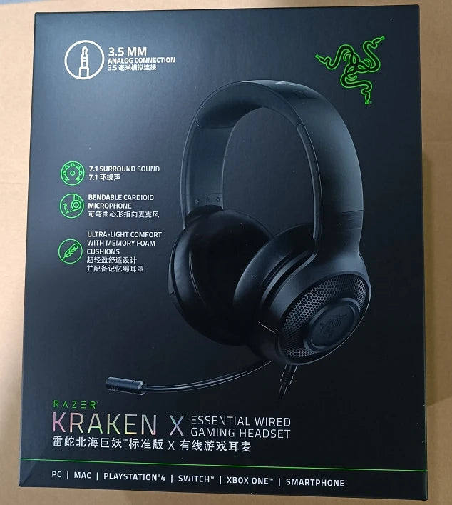 KTM-508499 Multi-Platform Wired Gaming Headset with 7.1 Surround Sound and Noise Cancelling Microphone