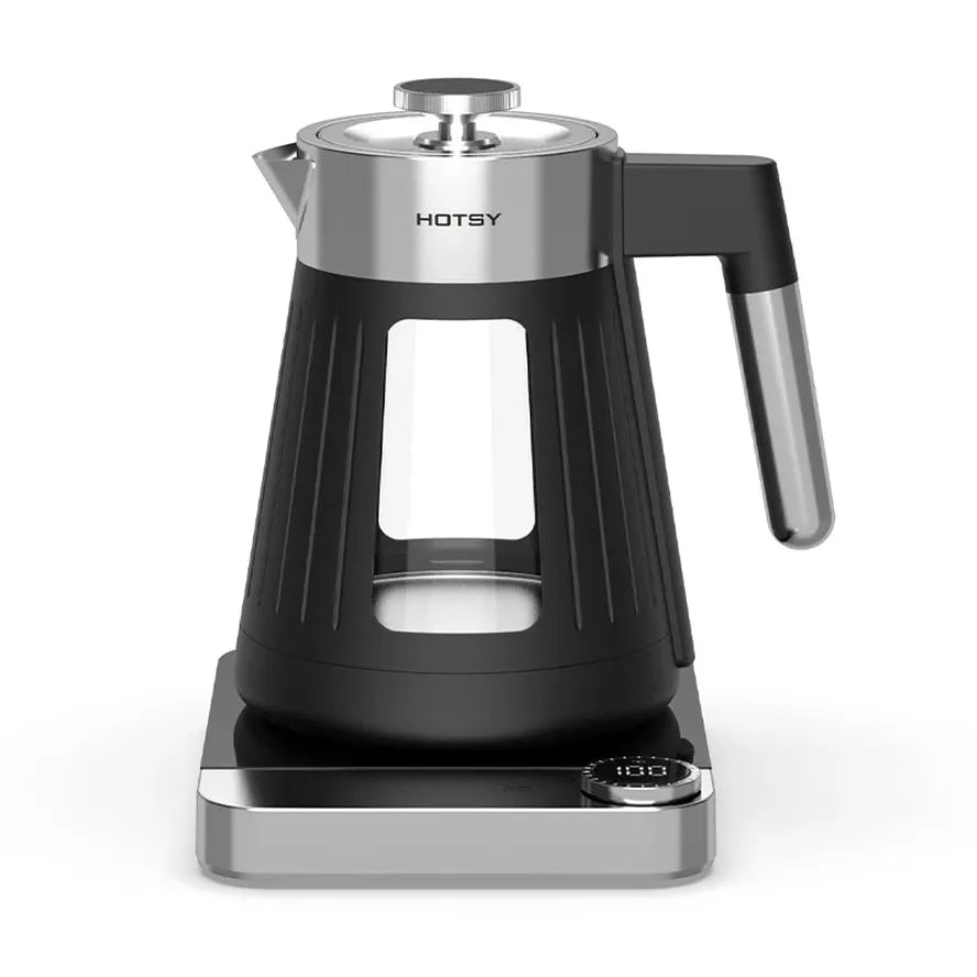 KTM-510291 Portable Mini Glass Electric Kettle with Digital Control, 1.6L Capacity and Automatic Shut-Off