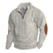 KTM-511187 Men's Corduroy Pullover Sweater Customized Warm Casual Jacket Stand-up Collar Fashion Solid Color Jacket