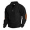 KTM-511187 Men's Corduroy Pullover Sweater Customized Warm Casual Jacket Stand-up Collar Fashion Solid Color Jacket