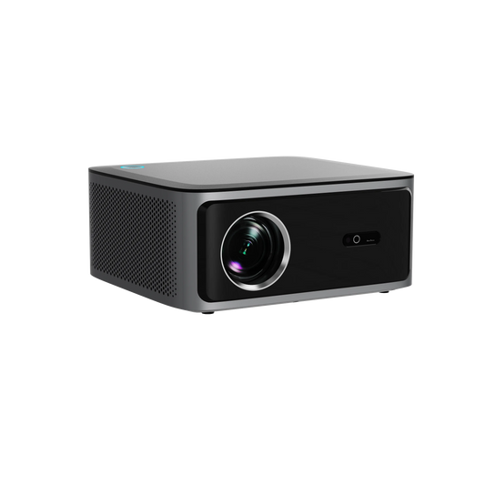 KTM-519187 1080P Wi-Fi Home Projector with Android OS, Auto Keystone, and Built-in Speaker, 40-200 Inch Projection Size