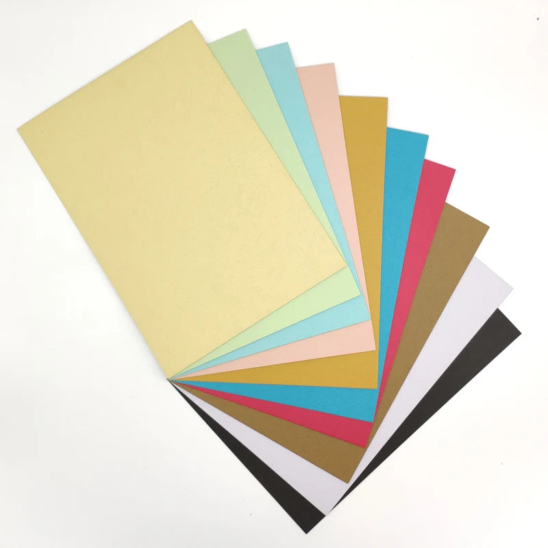 KTM-520915 A4 230gsm Embossed Texture Cardstock Paper in Multiple Colours – 50 Sheets Pack
