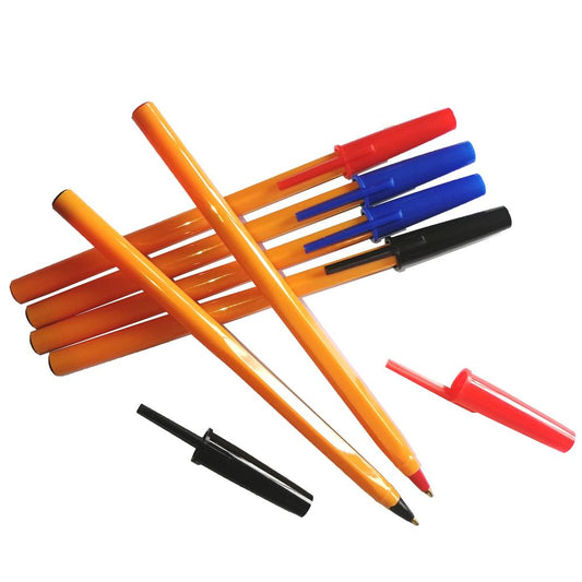 KTM-525971 Plastic Stick Ballpoint Pens for Office and School Use