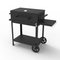 KTM-528275 Extra Large Heavy-Duty Charcoal BBQ Grill with Foldable Side Table for Outdoor Cooking