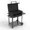 KTM-528275 Extra Large Heavy-Duty Charcoal BBQ Grill with Foldable Side Table for Outdoor Cooking