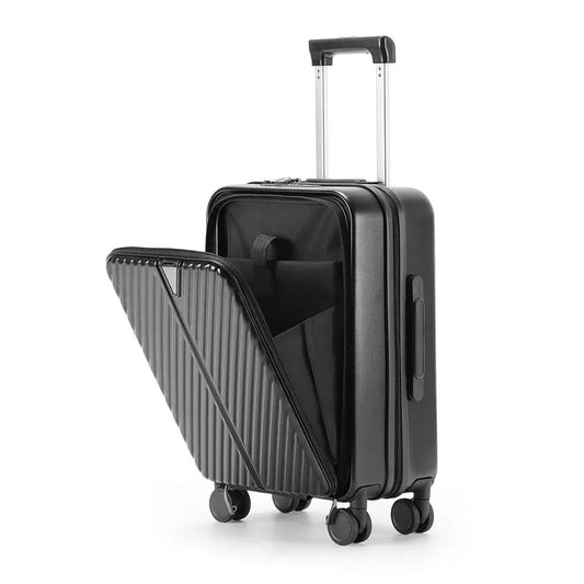KTM-531987 Travel PC Trolley Luggage Set with Open Laptop Pocket for Convenient Organisation