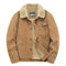 KTM-550291 Winter Jackets Lamb Down Casual Work Clothes Thickened Plush Cotton Corduroy Jackets Baseball Camping Sports Men's Coats
