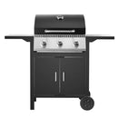 KTM-553939 Komenjoy G029300 3-Burner Outdoor Gas Grill with Warming Rack and Removable Grease Pan