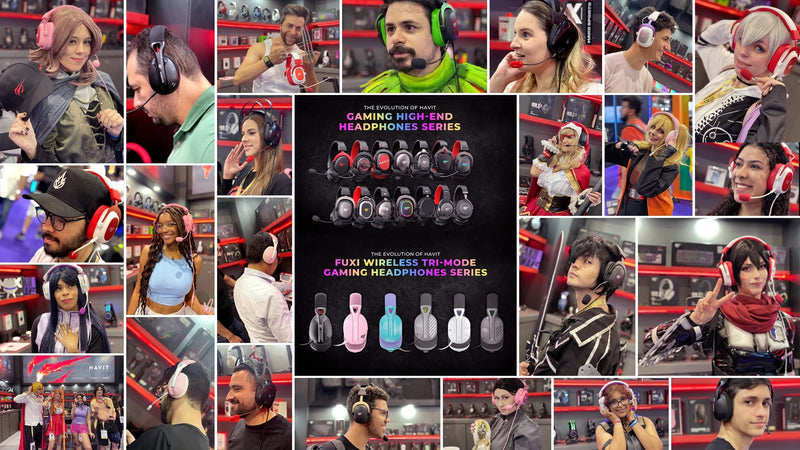 KTM-558867 Pink Cat Ear Headphones with RGB LED Lights and Flexible Microphone for 7.1 Surround Sound Gaming