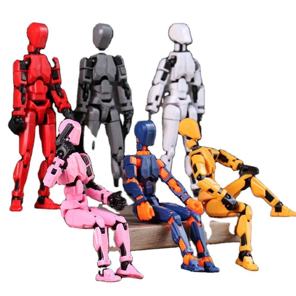 KTM-560467 Customisable Multi-Joint Articulated Action Figure - 3D Printed Desktop Toy for Kids and Collectors