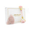 KTM-585491 Rose Quartz Facial Massage Roller and Gua Sha Set with Pouch and Gift Box