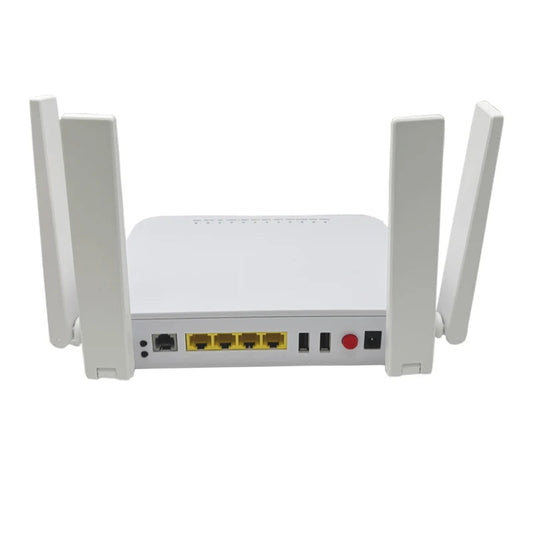 KTM-591635 4 Antenna WiFi 5 Router with 5dBi Antenna, Dual Band, 4 GE Ports, USB, and Voice Functionality