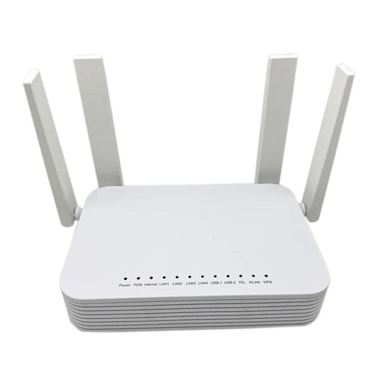 KTM-591635 4 Antenna WiFi 5 Router with 5dBi Antenna, Dual Band, 4 GE Ports, USB, and Voice Functionality