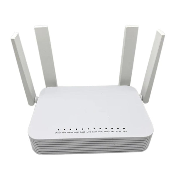 KTM-591635 4 Antenna WiFi 5 Router with 5dBi Antenna, Dual Band, 4 GE Ports, USB, and Voice Functionality