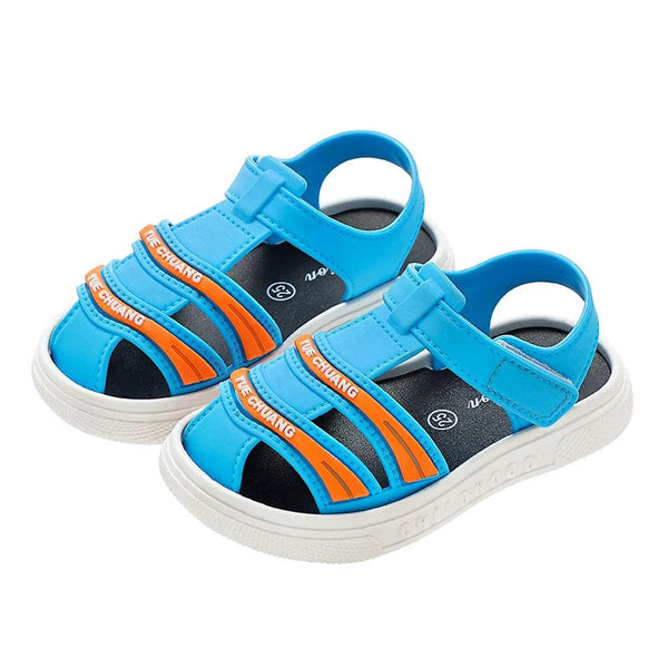 KTM-607571 Customizable Summer Kids' High-Quality Gladiator Sandals Outdoor Beach Jelly Flat Sandals for Toddler Girls