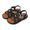 KTM-630163 Summer New Girls' Sandals with Soft Non-Slip Bottom Hot Style Unique Textured Beach Sandals for Children