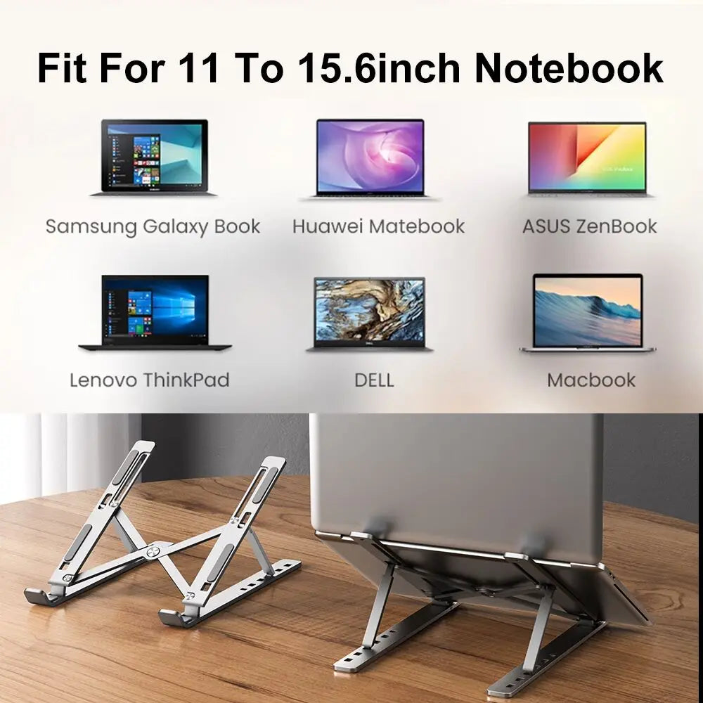KTM-636115 Portable Steel Foldable Monitor and Laptop Mount for Office Use