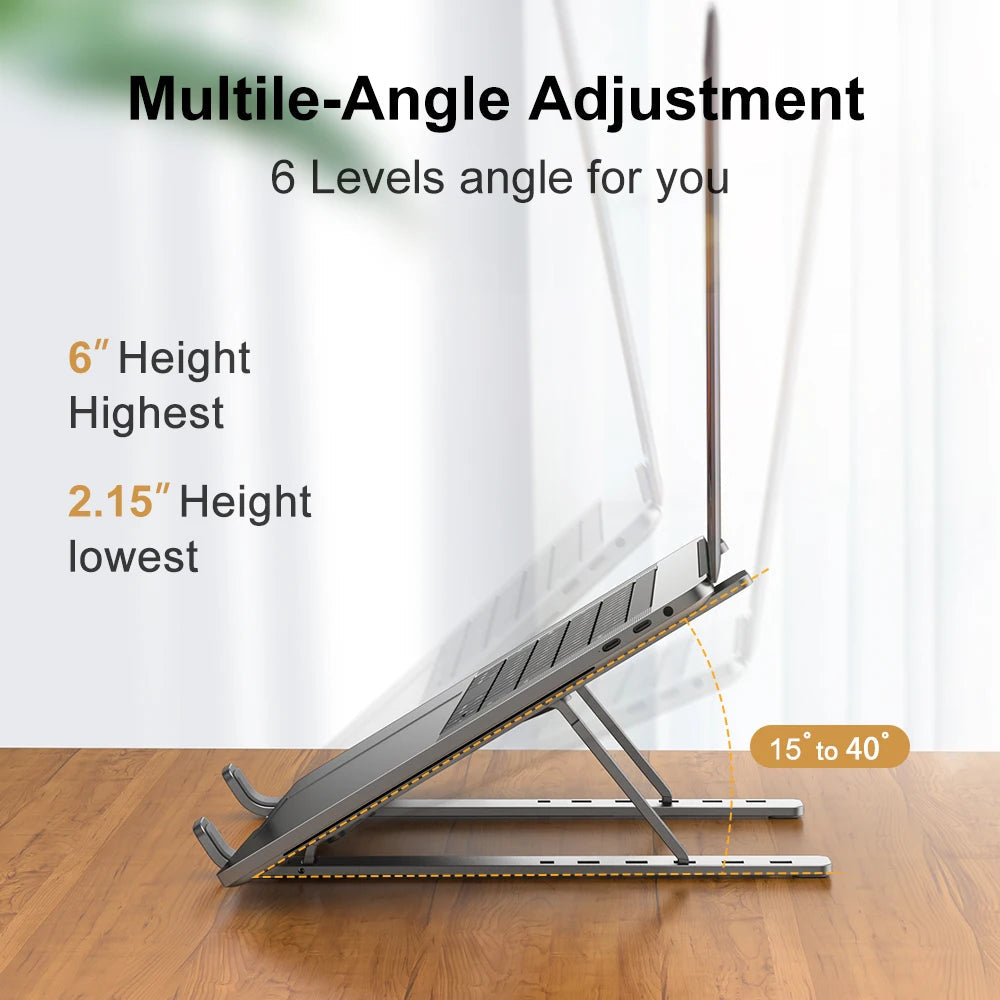 KTM-636115 Portable Steel Foldable Monitor and Laptop Mount for Office Use