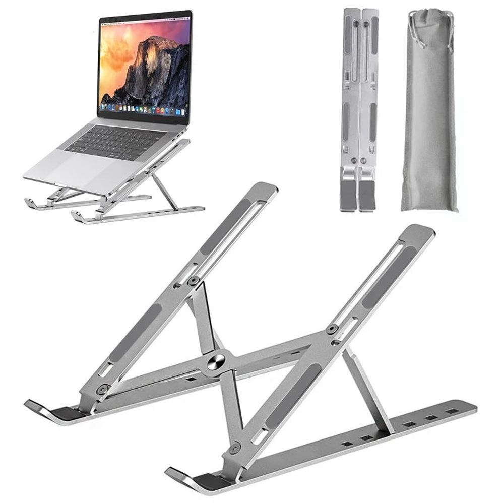 KTM-636115 Portable Steel Foldable Monitor and Laptop Mount for Office Use