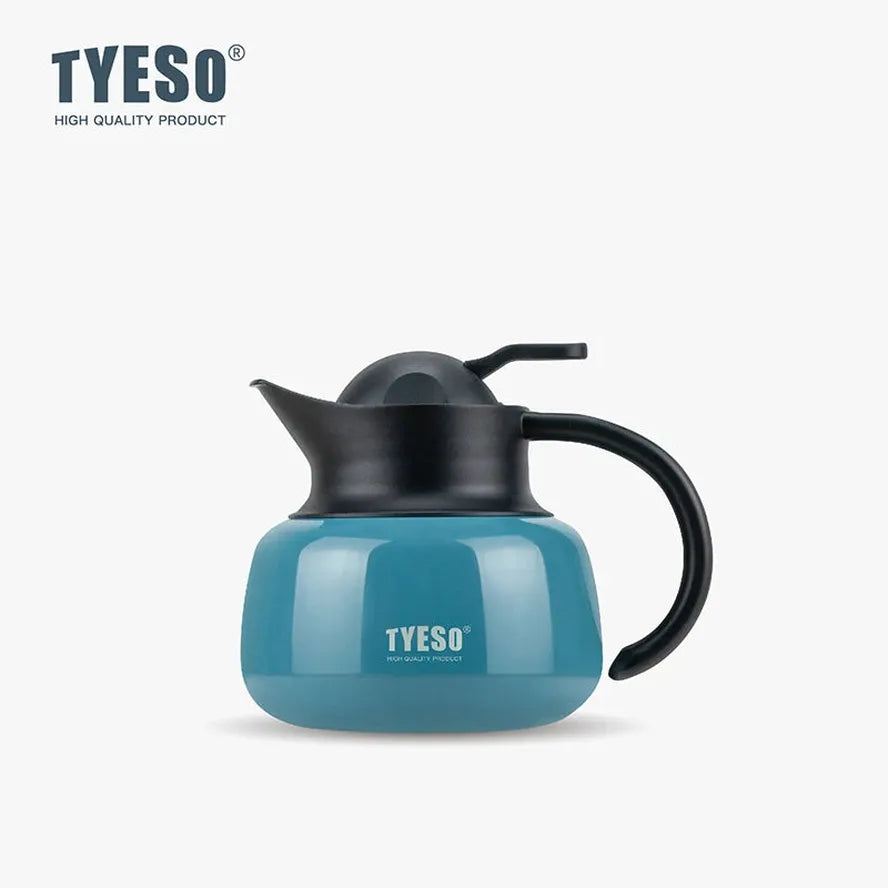 KTM-641235 Stainless Steel Vacuum Insulated Tea Kettle with Lid and Tea Infuser - Multiple Capacities and Colours Available