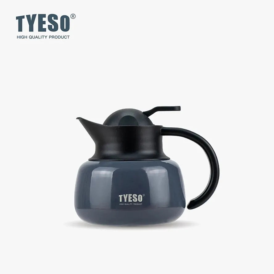 KTM-641235 Stainless Steel Vacuum Insulated Tea Kettle with Lid and Tea Infuser - Multiple Capacities and Colours Available
