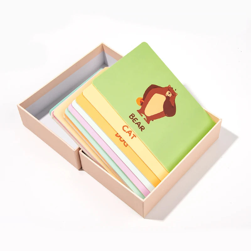 KTM-648723 3D Educational Literacy Flash Cards for Early English Learning in Children