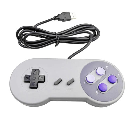 KTM-649747 SNES Classic USB Game Controller for Windows PC and Mac – Retro Gamepad for Nostalgic Gaming Experience