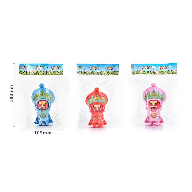 KTM-661267 Creative Mini Action Figure Toy - Chinese SiChuan Opera Face-Changing Educational Toy for Kids, 6x5.5x10.3cm