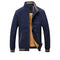 KTM-662675 Mens Winter Iacket Coat Velvet Thickened Cold Resistant Warm Windproof Waterproof Plush Standing Collar Men's Coats