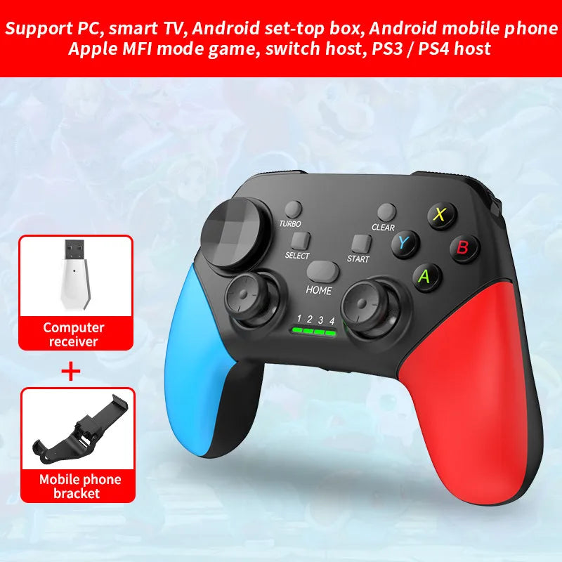 KTM-663443 Wireless Gaming Controller with Touch Pad and Built-in Battery for Mobile Devices