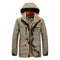 KTM-663571 Men's Casual Fall/Winter Assault Puffer Blouson Thick Down Warm Hooded With Stand Collar Clothing Winter Men's Coats