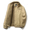 KTM-666579 Men's Winter Thickening Lamb Wool Cotton Coat With Hooded Velvet Collar Short Pilot Jacket Workwear Puffer Jacket