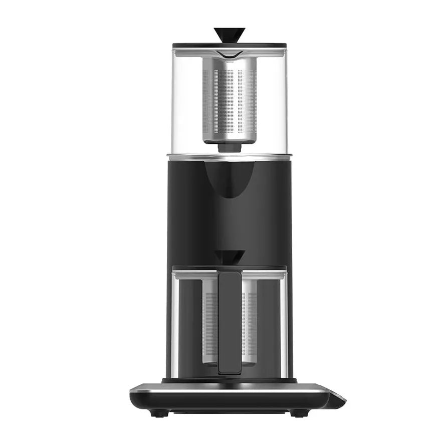 KTM-677907 Electric Glass Teapot with Temperature Control and 2.7L Capacity, Automatic Shut-Off, Stainless Steel Design