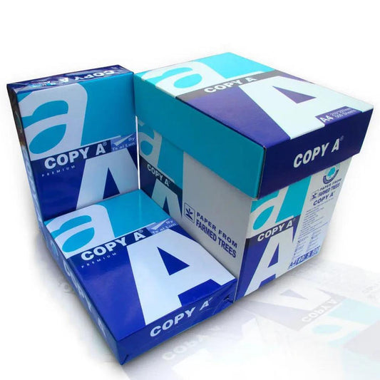 KTM-726163 A4 Copy Bond Printing Paper - Available in 70gsm, 75gsm, 80gsm Thickness, Ideal for Office Use