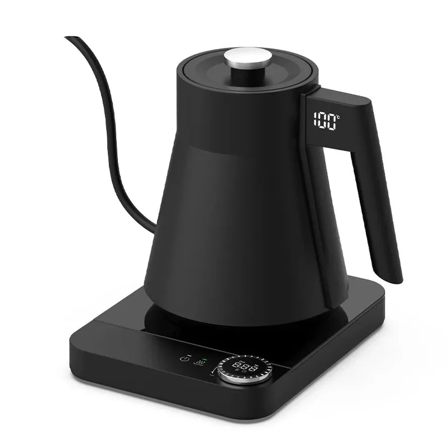 KTM-741907 Electric Gooseneck Kettle with Thermostat Control, 1500W Power, 1.8L Capacity, Plastic Material, Automatic Shut-Off